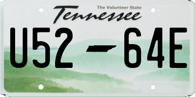 TN license plate U5264E