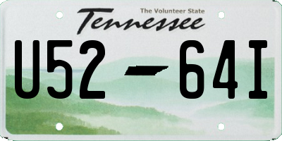 TN license plate U5264I