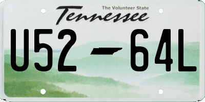 TN license plate U5264L