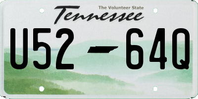 TN license plate U5264Q