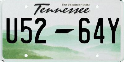 TN license plate U5264Y