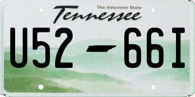 TN license plate U5266I