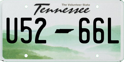 TN license plate U5266L
