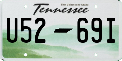 TN license plate U5269I