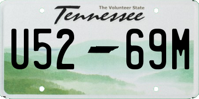 TN license plate U5269M