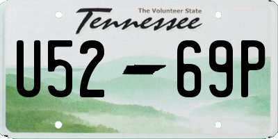 TN license plate U5269P
