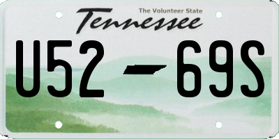 TN license plate U5269S