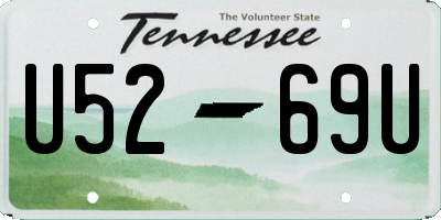 TN license plate U5269U