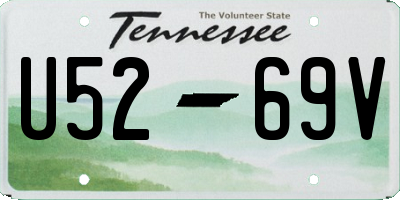 TN license plate U5269V
