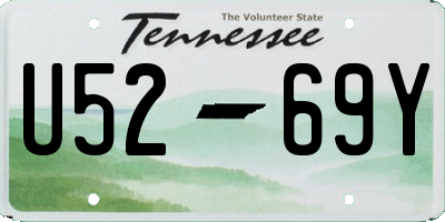 TN license plate U5269Y
