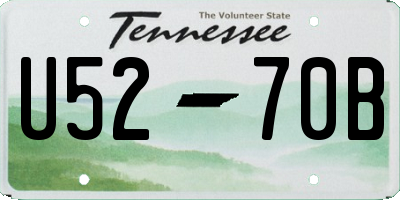 TN license plate U5270B