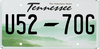 TN license plate U5270G