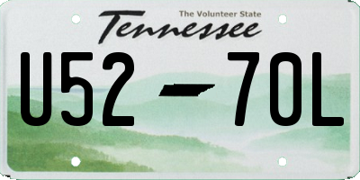 TN license plate U5270L
