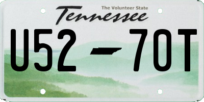 TN license plate U5270T