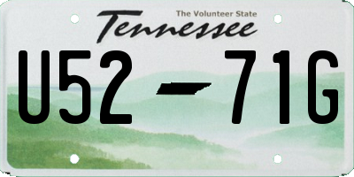 TN license plate U5271G