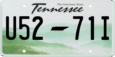 TN license plate U5271I
