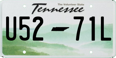 TN license plate U5271L