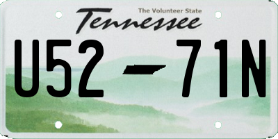 TN license plate U5271N
