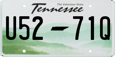 TN license plate U5271Q