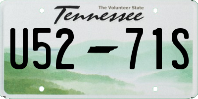 TN license plate U5271S