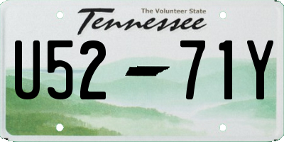 TN license plate U5271Y