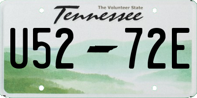 TN license plate U5272E