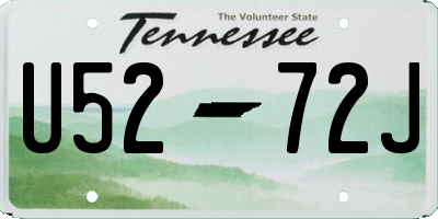 TN license plate U5272J