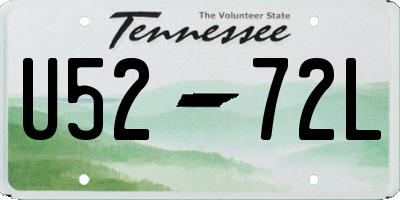 TN license plate U5272L