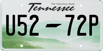 TN license plate U5272P