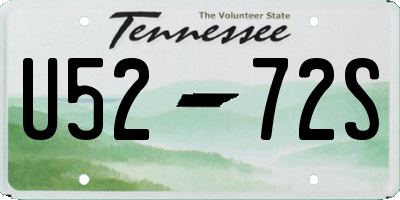 TN license plate U5272S