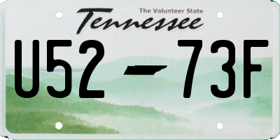 TN license plate U5273F