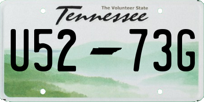 TN license plate U5273G