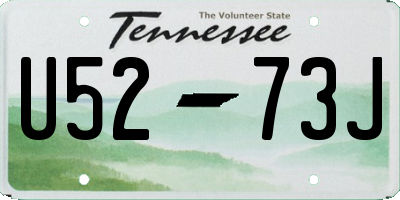 TN license plate U5273J