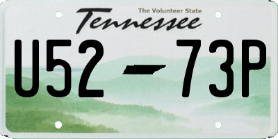 TN license plate U5273P