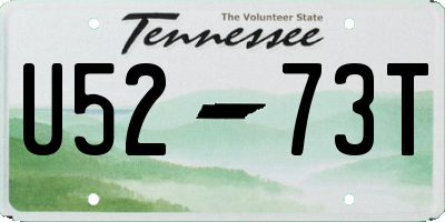 TN license plate U5273T