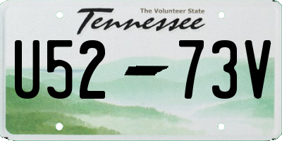 TN license plate U5273V