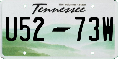 TN license plate U5273W