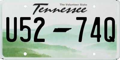 TN license plate U5274Q