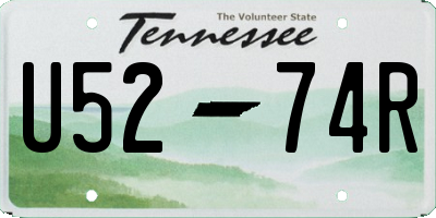 TN license plate U5274R