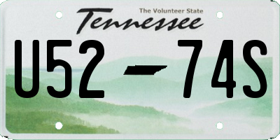 TN license plate U5274S