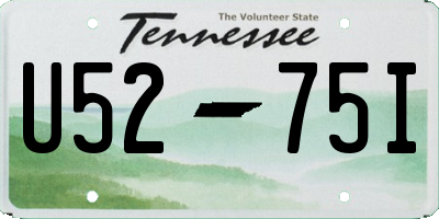 TN license plate U5275I