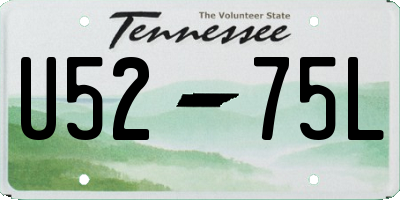 TN license plate U5275L