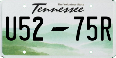 TN license plate U5275R