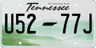 TN license plate U5277J