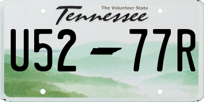 TN license plate U5277R