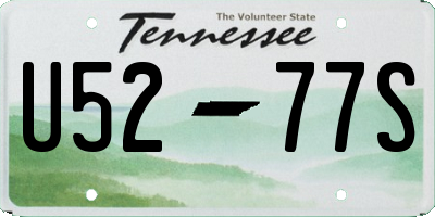 TN license plate U5277S