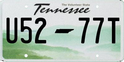 TN license plate U5277T