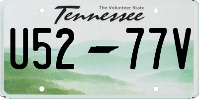 TN license plate U5277V