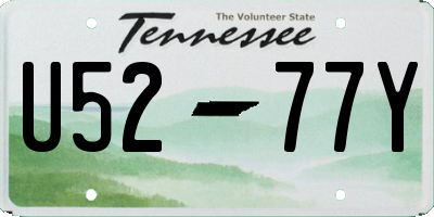 TN license plate U5277Y