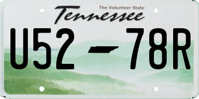 TN license plate U5278R